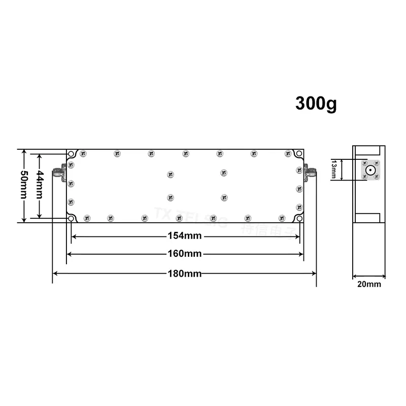 Модуль Усилителя Мощности 4900-6000 МГц Без Цифрового Источника 30 Вт